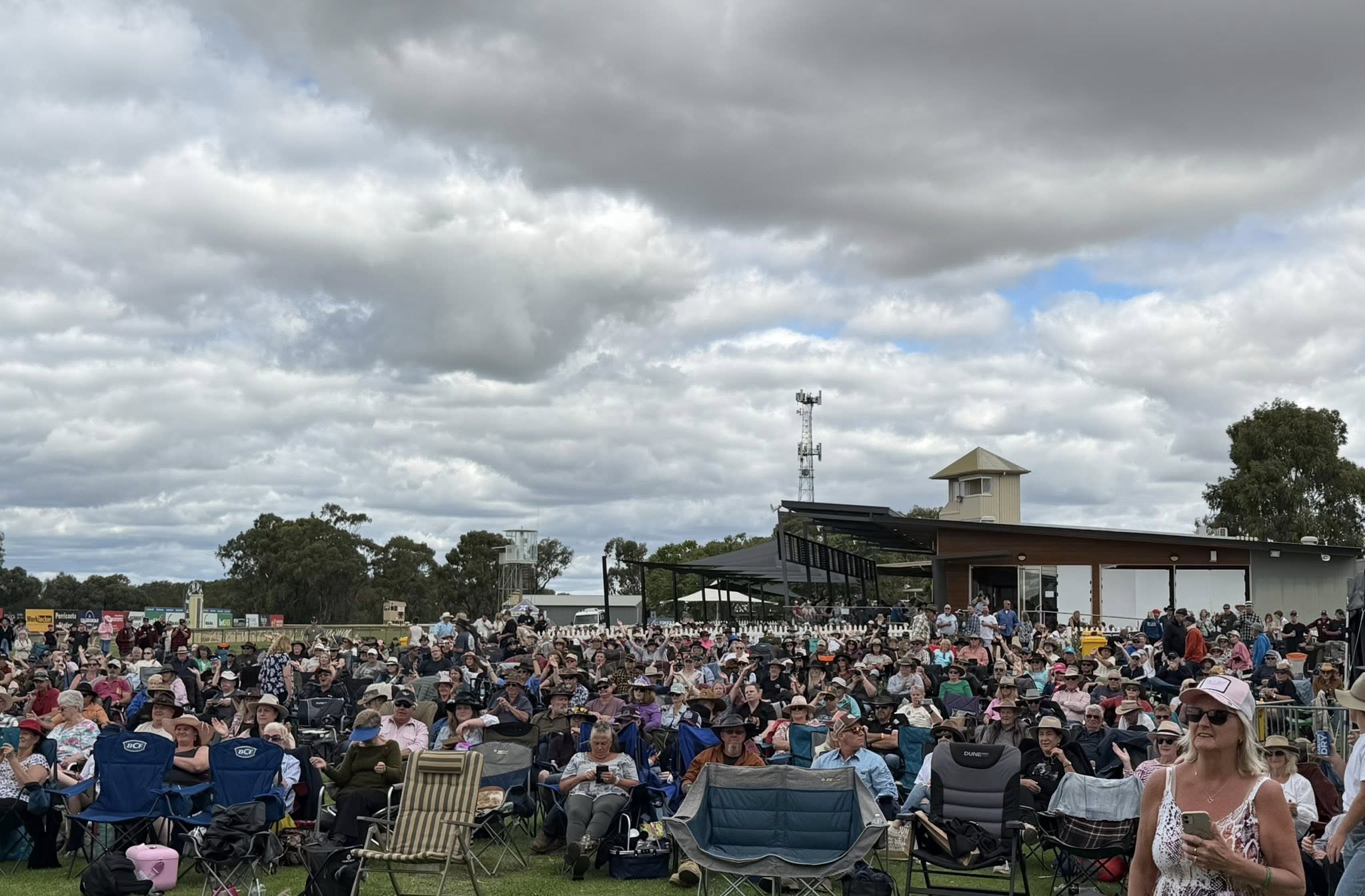 Race Day Crowd